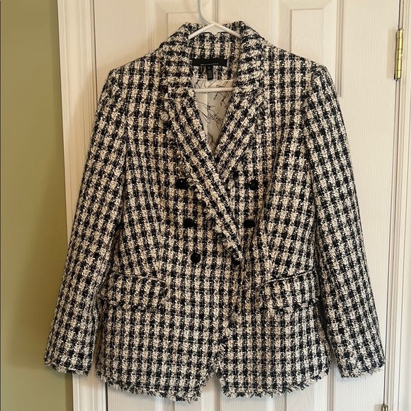 White House Black Market Jackets & Blazers - Stylish Black and White Tweed Jacket